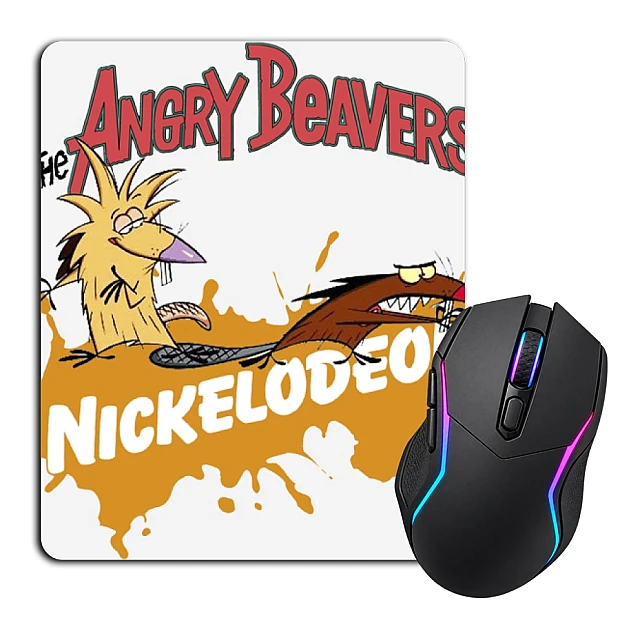 Mouse pad with print Angry Beavers Nickelodeon Version