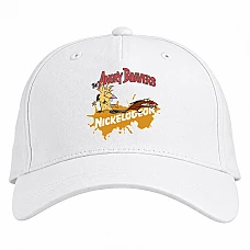 Baseball cap with Print Angry Beavers Nickelodeon Version - white