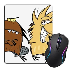 Mouse pad with print Angry Beavers Main Heroes