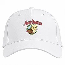 Baseball cap with Print Angry Beavers Logo - white
