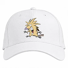 Baseball cap with Print Angry Beavers Norbert Foster Beaver - white