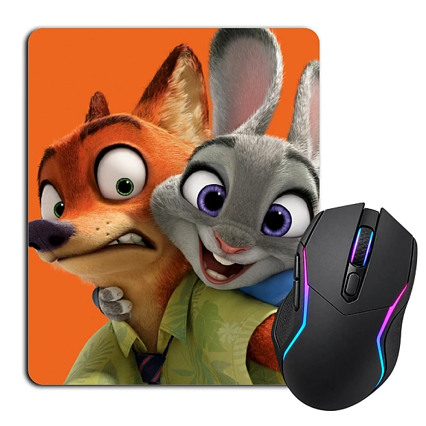 Mouse pad with print Zootopia Main Heroes