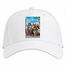Baseball cap with Print Zootopia Universe - white
