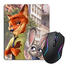Mouse pad with print Zootopia Judy Hopps And Nick Wilde