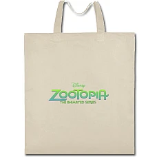 Eco bag with print Zootopia Logo - beige
