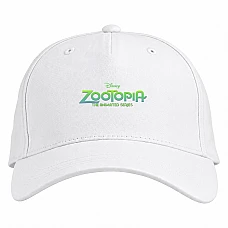 Baseball cap with Print Zootopia Logo - white