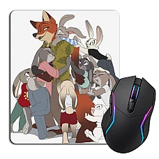 Mouse pad with print Zootopia Cute Art