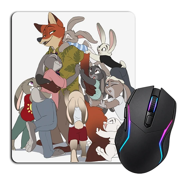 Mouse pad with print Zootopia Cute Art