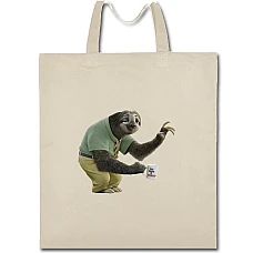 Eco bag with print Zootopia Flash - beige