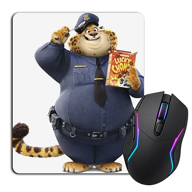 Mouse pad with print Zootopia Benjamin Clawhauser