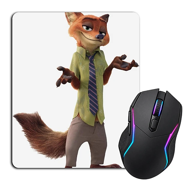 Mouse pad with print Zootopia Nick