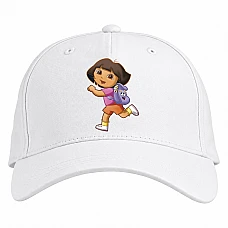 Baseball cap with Print Dora The Explorer Backpack Dasha - white