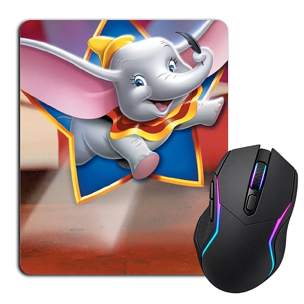 Mouse pad with print Dambo Flying Elephant