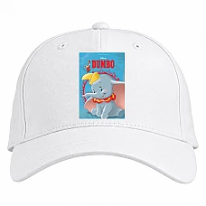 Baseball cap with Print Dambo Main Theme - white