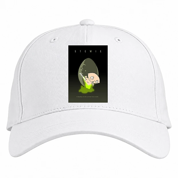 Baseball cap with Print Family Guy Griffins Stewie - white
