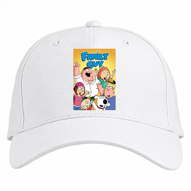 Baseball cap with Print Family Guy Griffins Main Theme - white