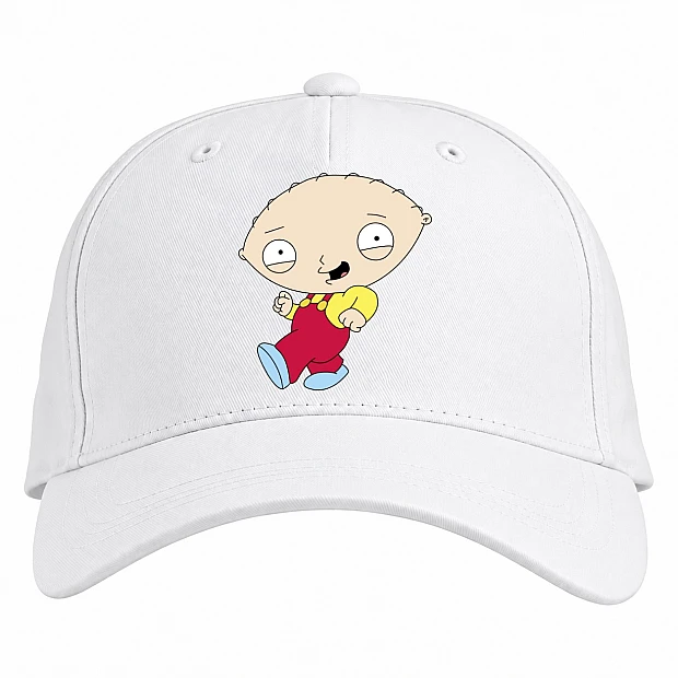 Baseball cap with Print Family Guy Griffins Stewie Cute - white