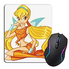 Mouse pad with print Winx Club Stella