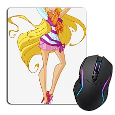 Mouse pad with print Winx Club Stella Girl