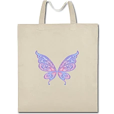 Eco bag with print Winx Club Wings - beige