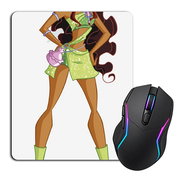 Mouse pad with print Winx Club Princess Layla