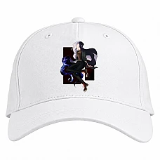 Baseball cap with Print Winx Club Princess In Black - white