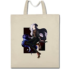 Eco bag with print Winx Club Princess In Black - beige