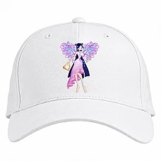 Baseball cap with Print Winx Club Musa Girl - white
