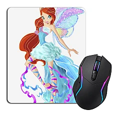 Mouse pad with print Winx Club Bloom In Blue