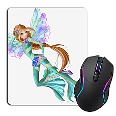 Mouse pad with print Winx Club Flying Princess