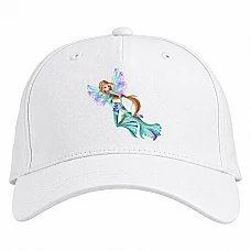 Baseball cap with Print Winx Club Flying Princess - white
