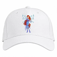 Baseball cap with Print Winx Club Beautyful Bloom - white