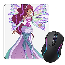 Mouse pad with print Winx Club Little Princess