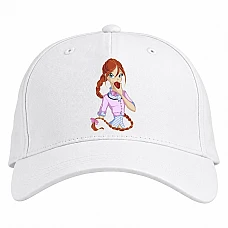 Baseball cap with Print Winx Club With Apple - white
