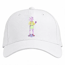 Baseball cap with Print Bojack Horseman Princess Carolyn - white