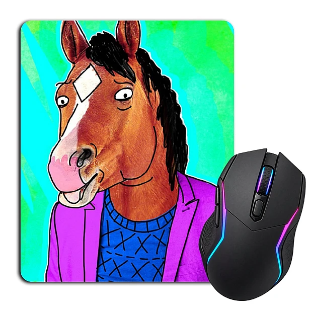 Mouse pad with print Bojack Horseman Art