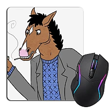 Mouse pad with print Bojack Horseman Smoke