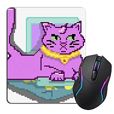 Mouse pad with print Bojack Horseman Princess Carolyn Pixel Version