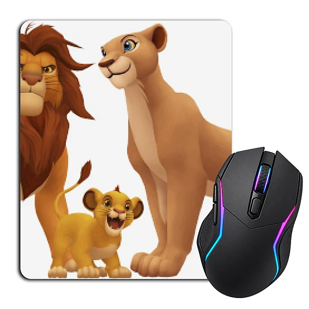 Mouse pad with print The Lion King Family