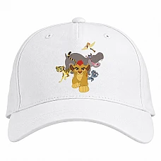 Baseball cap with Print The Lion King Heroes - white