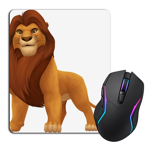 Mouse pad with print The Lion King Gorgeous Lion