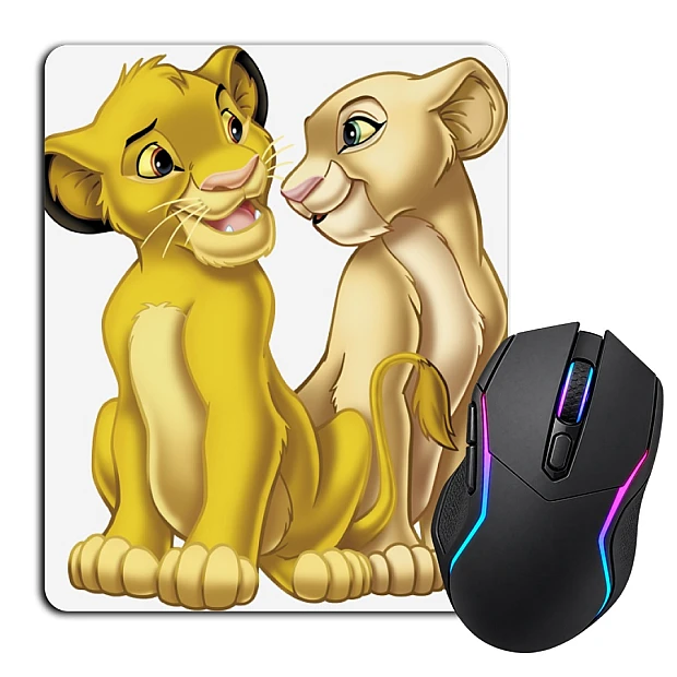 Mouse pad with print The Lion King Little Love