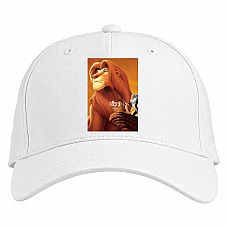 Baseball cap with Print The Lion King All Characters - white