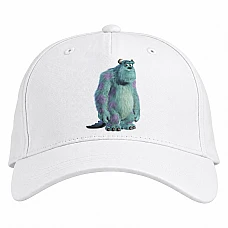 Baseball cap with Print Monsters Inc James P Sullivan - white