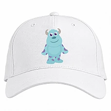 Baseball cap with Print Monsters Inc James P. Sullivan Cute - white