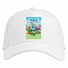 Baseball cap with Print Monsters Inc Main Heroes - white