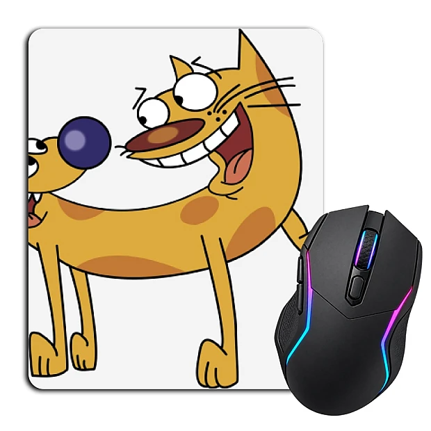 Mouse pad with print Catdog Friends