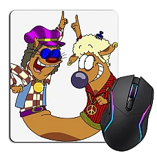 Mouse pad with print Catdog Stars