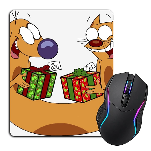 Mouse pad with print Catdog Presents