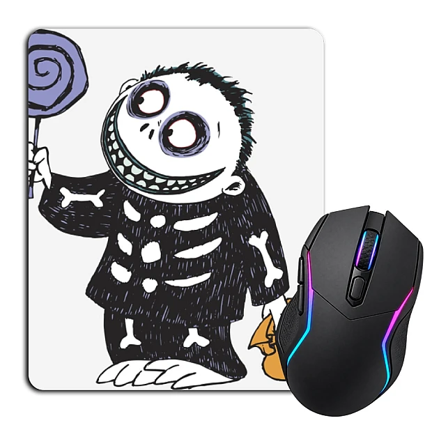 Mouse pad with print The Nightmare Before Christmas Kid With Candy